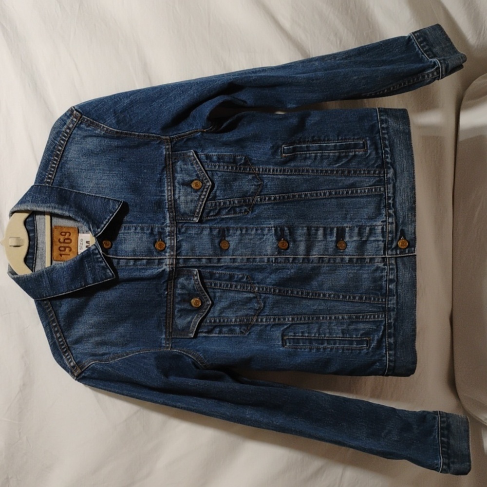 (BX19) SALE! 1969 Vintage GAP Denim Jean Jacket Sz.M Gently Worn